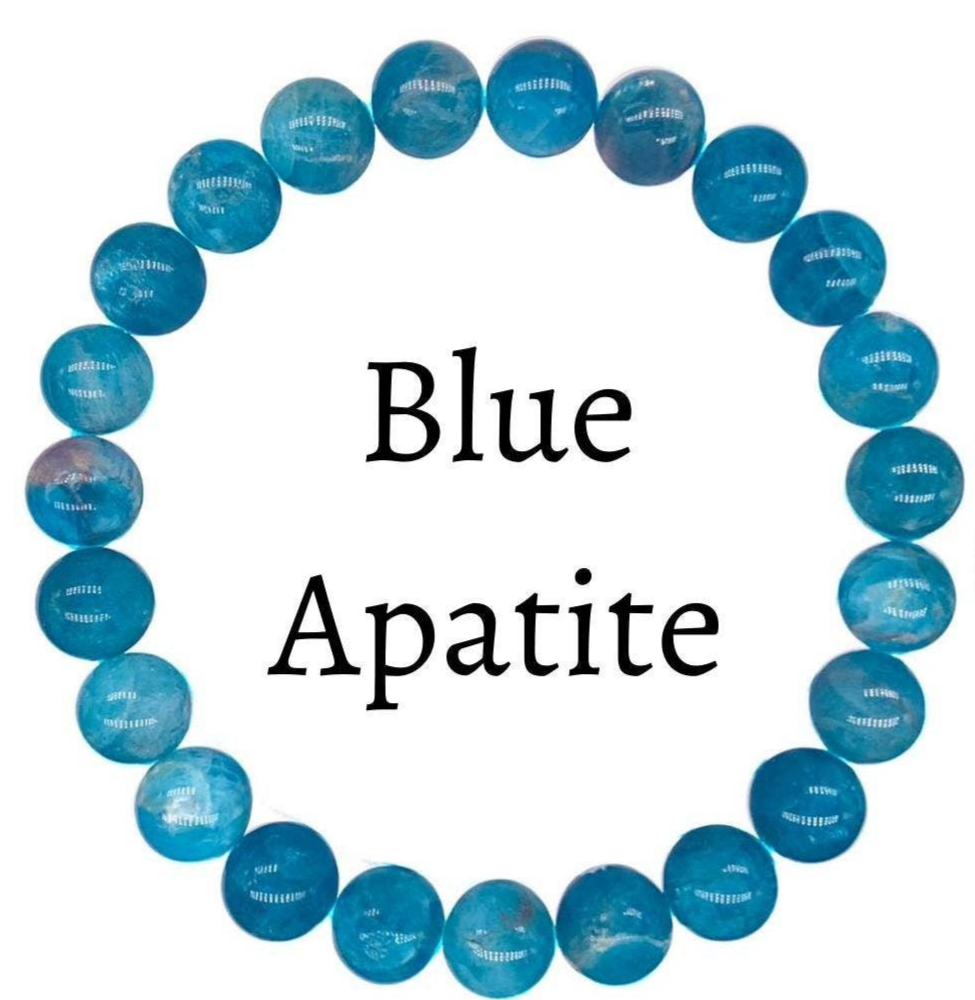 Blue Apatite / 8mm Bead Size