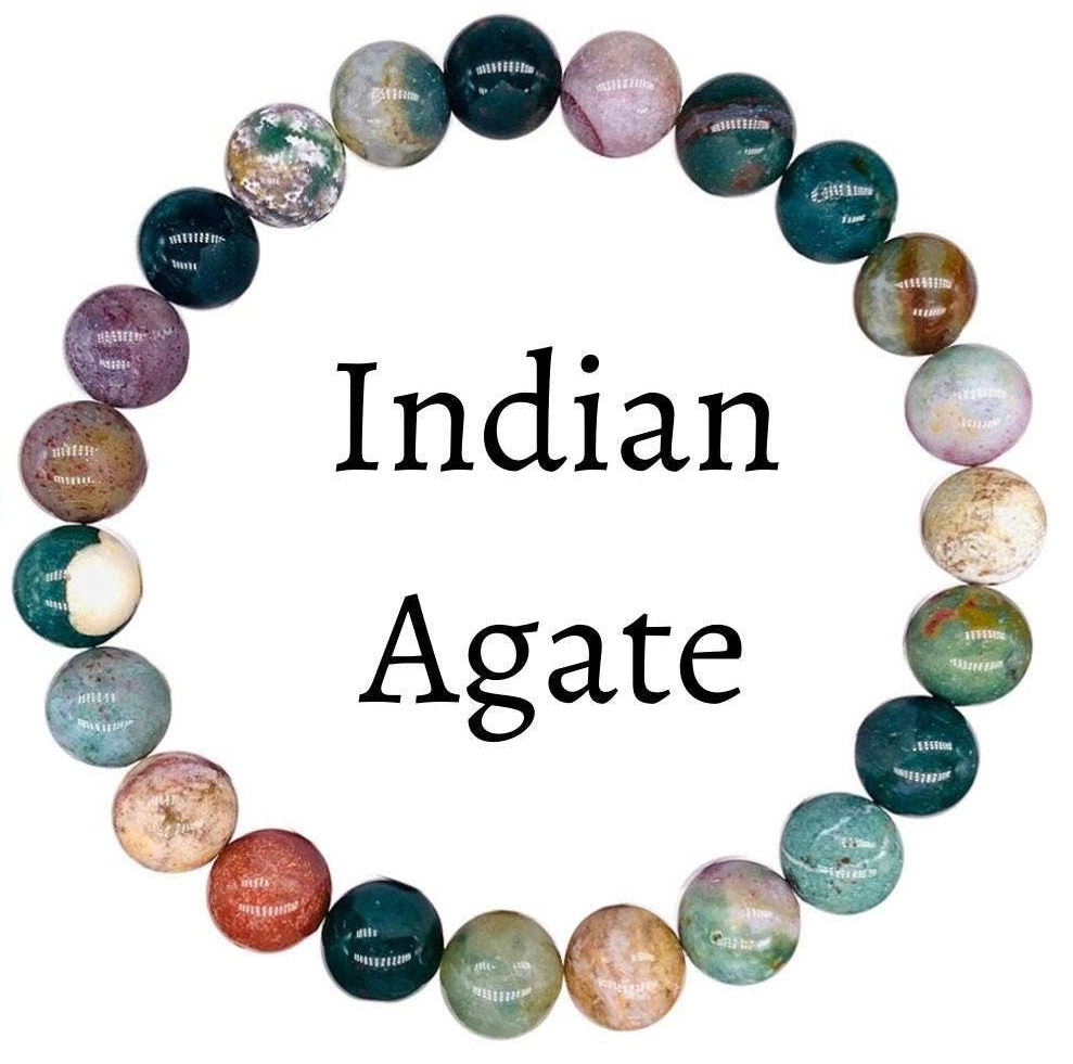 Indian Agate / 8mm Bead Size