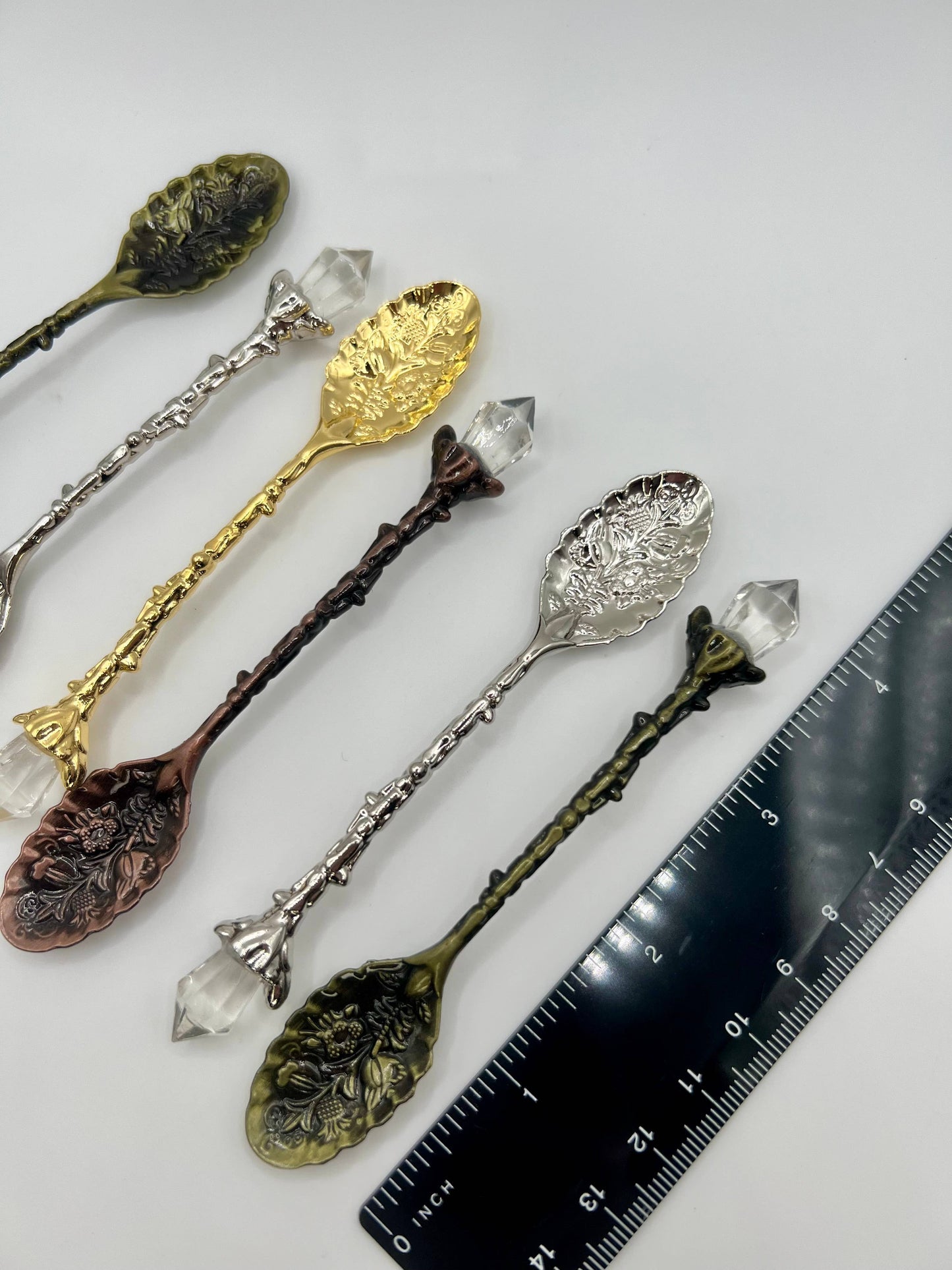 Crystal Tea Spoon - Decorative Crystal Witch Spoon