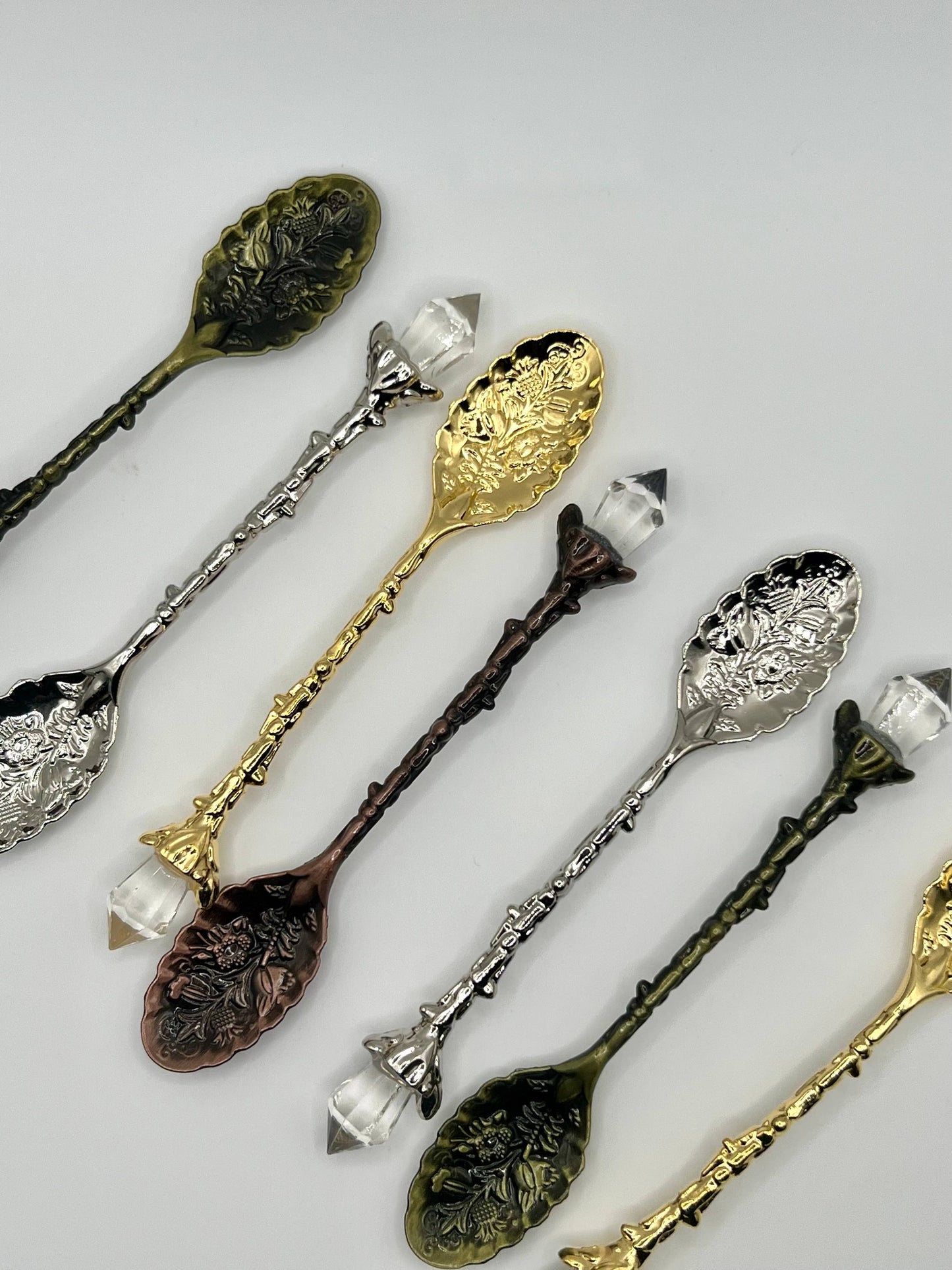 Crystal Tea Spoon - Decorative Crystal Witch Spoon