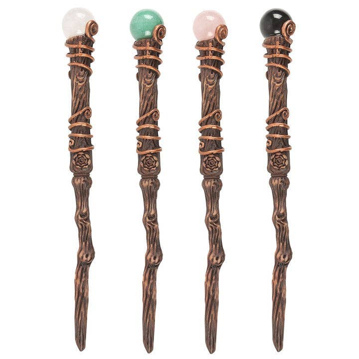 Abundance Crystal Wand with Pouch