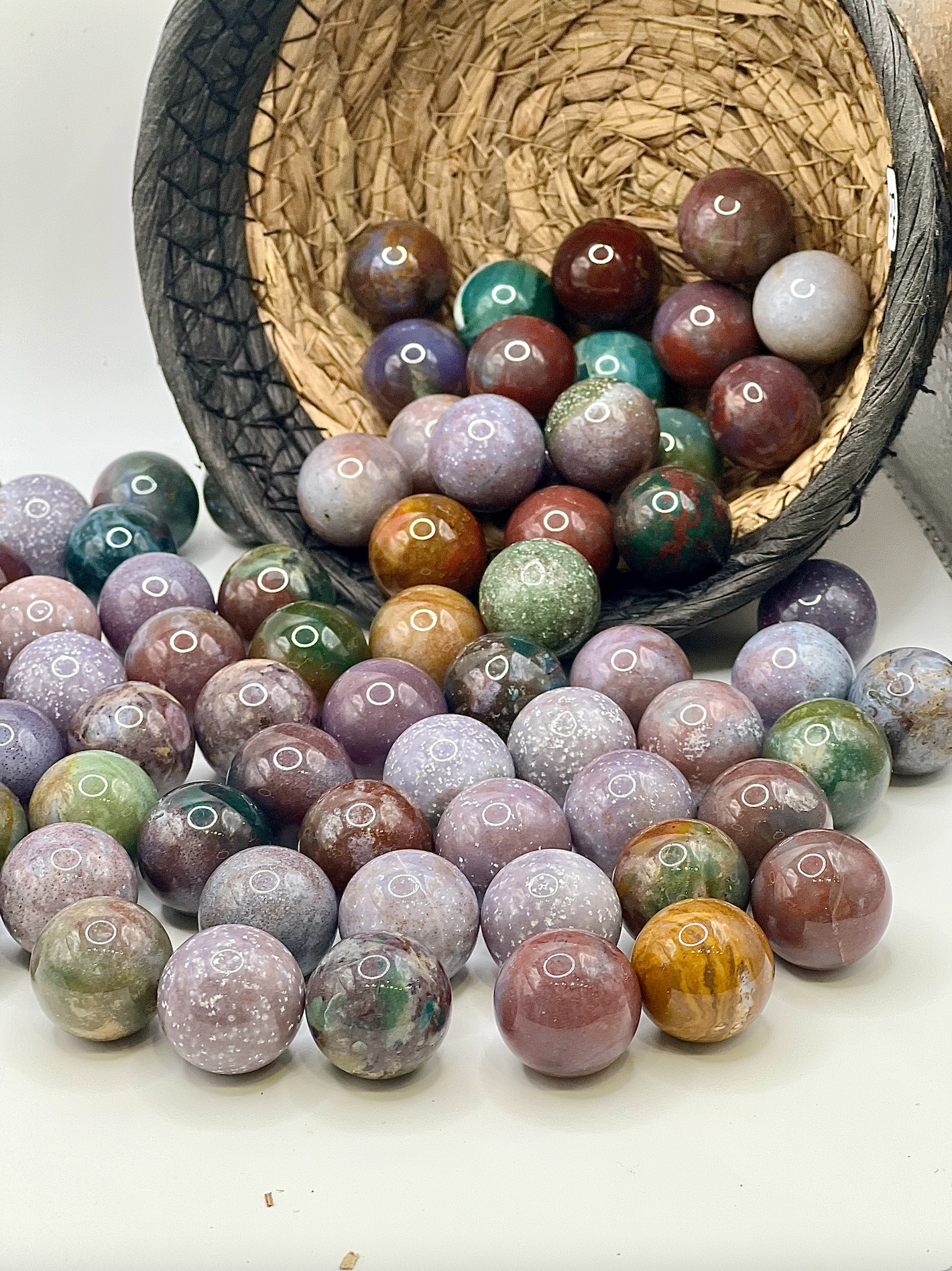 Ocean Jasper Mini Spheres