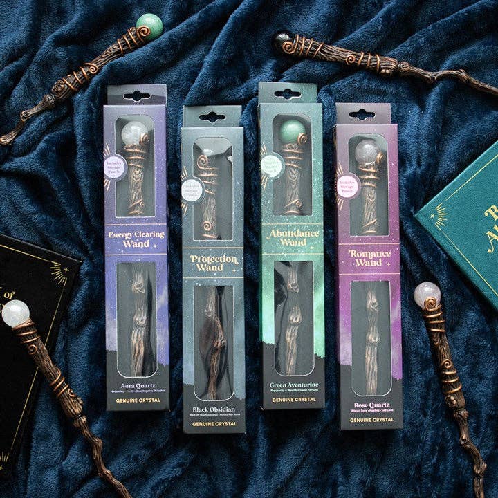 Abundance Crystal Wand with Pouch