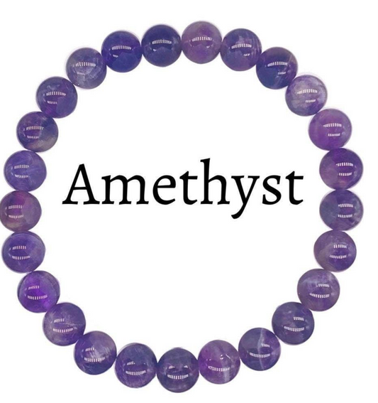Amethyst / 8mm Bead Size