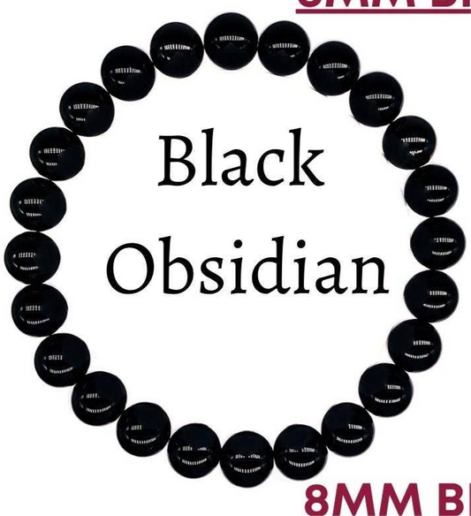 Black Obsidian / 8mm Bead Size