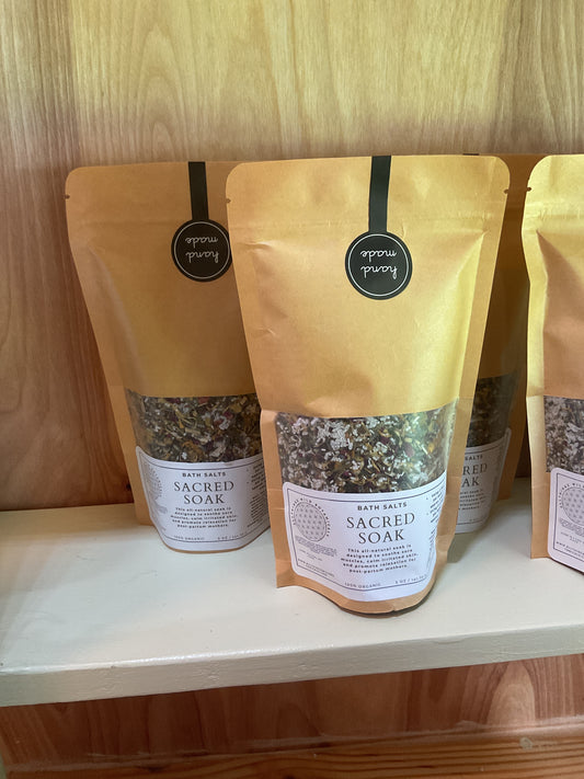 Sacred soak bath salts 5 oz
